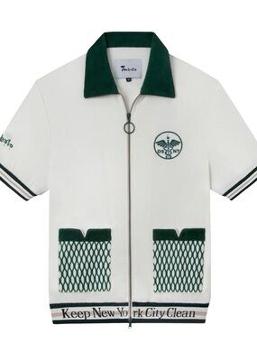DSNY x Tombolo' Cabana Terry Button Down Shirt